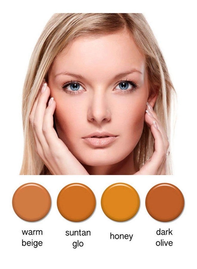 4Pc Medium Complexion Professional Airbrush Cosmetic Makeup Set 1/2 Oz Bottles