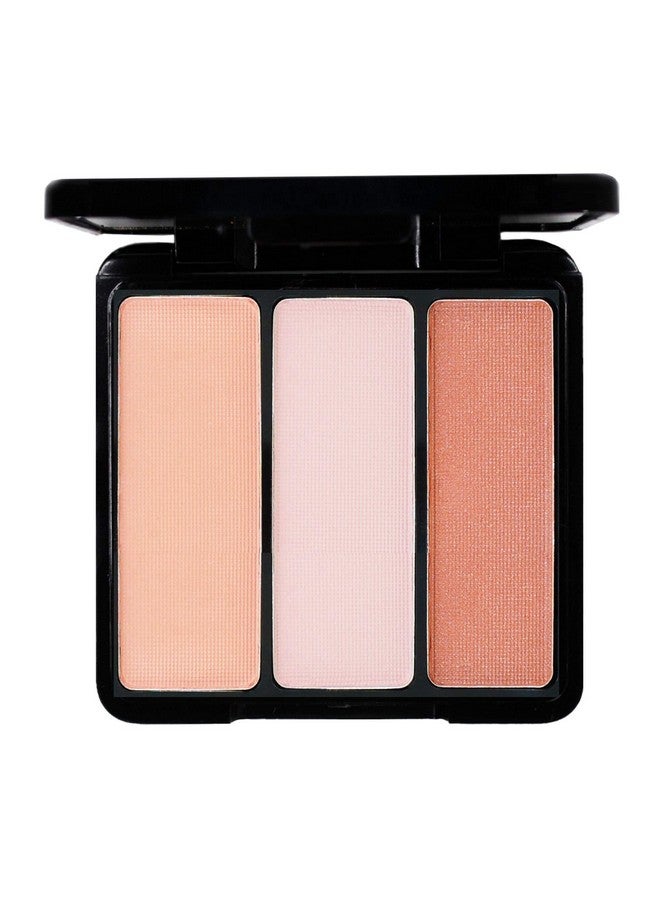 Blush Trio Blush Palette Long Lasting Skincare Makeup And Dual 204 Fan Highlighter Hypoallergenic Brush Set Make Up Kitsweet Cheeks
