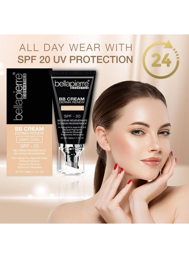 Bb Cream With Spf 20 Tinted Sunscreen Concealer Foundation & Moisturizing Face Cream ; Lightweight Formula + Pump Top Applicator ; Non Toxic & Paraben Free ; 1.7 Oz Medium