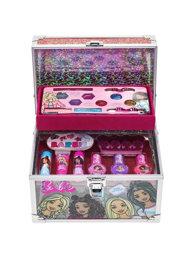 Barbie Movie Kids Makeup Kit For Girls Real Washable Toy Makeup Set Barbie Gift Play Makeup And Pretend Play Toys Ages 3 4 5 6 7 8 9 10 11 12