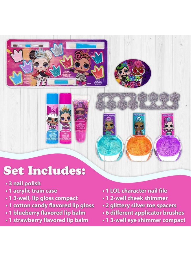 Lol Surprise Kids Makeup Kit For Girls Real Washable Beauty Toy Makeup Set Girls Beauty Gift Play Makeup And Pretend Play Toys Ages 3 And Up Townley Girl