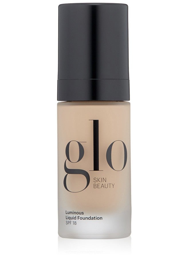 Luminous Liquid Mineral Foundation Makeup With Spf 18 (Linen) Improves Uneven Skin Tone Smooths & Corrects Imperfections Sheer To Medium Coverage Dewy Finish