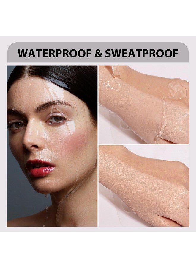 Waterproof Liquid Foundation Dewy Flawess Lightweight Foundation For Dry & Combination Skin Long Lasting Medium Coverage Face Makeup Moisturizing & Conceal Pore 30G 1.05Fl/Oz Classic Ivory