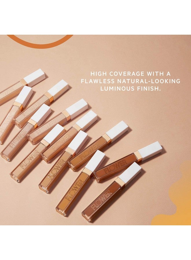 Light Illusion Full Coverage Concealerdiffuse Dark Under Eye Circles Weightless Formula Crease Proof Makeup (Light)