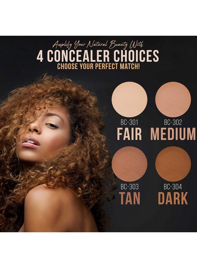 High Definition Tan Shade Makeup Concealer 5 Gram Jar Conceal Imperfections Hide Blemishes Dark Under Eye Circles Cosmetic Cream Use Under Airbrush Foundation