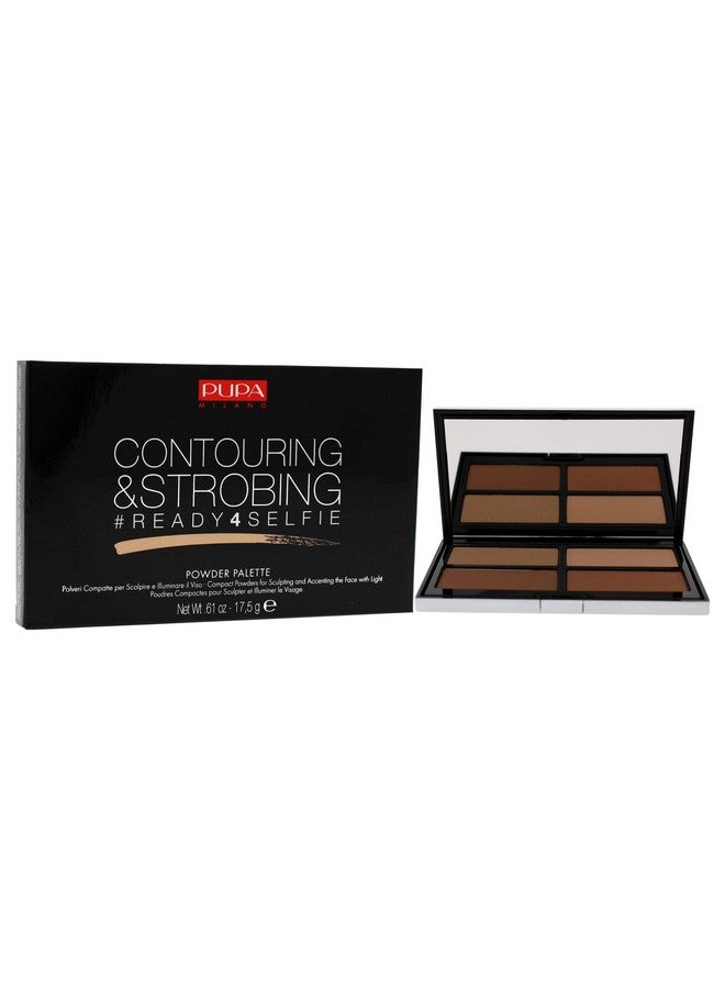 Milanoready4Selfie Contouring And Strobing Powder Palette Illuminates And Sculpts The Face Minimizes Blemishes Provides A Smooth And Natural Look Paraben Free 002 Medium 0.61 Oz