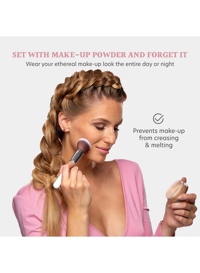Invisible Fixing Face Powder Touch Proof Translucent Setting Powder For Oily Skin & Other Skin Types Loose Powder Makeup Frangrance Free Matte Powder With Powder Puff Light 13.5 G