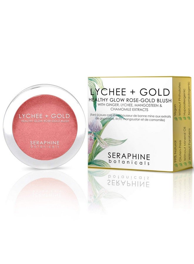 Lychee + Gold Healthy Glow Rose Gold Blush