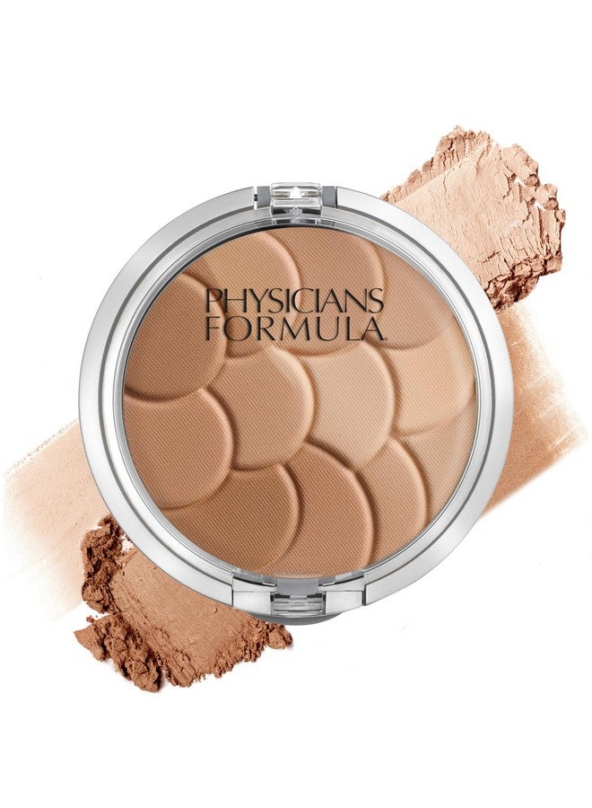 Magic Mosaic Multi Colored Bronzer Highlighting Contour Powder Warm Beige/Light Bronzer Dermatologist Tested Clinicially Tested