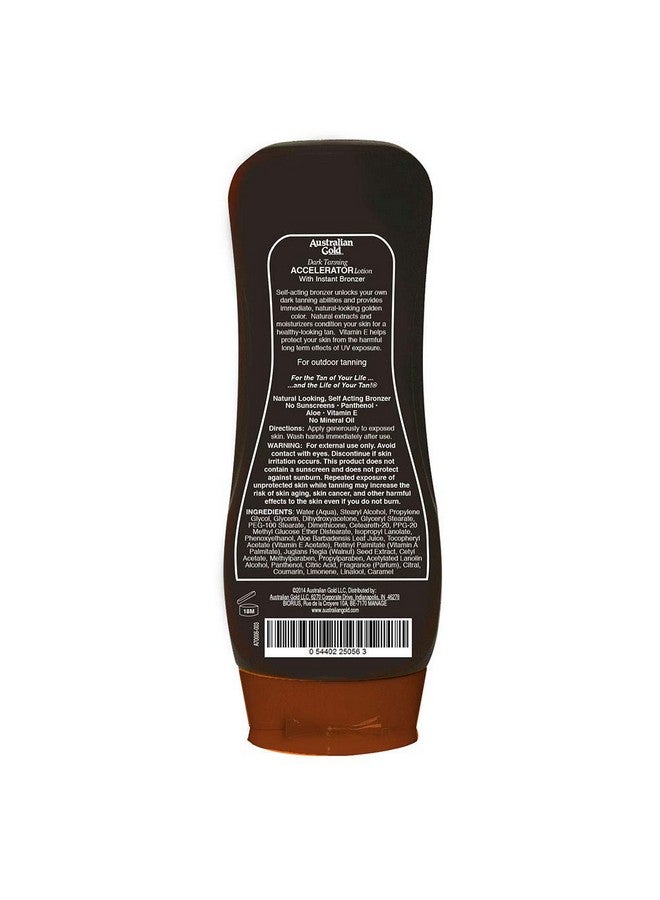 Dark Tanning Accelerator Lotion With Bronzer 8 Ounce New Package Same Formula B003Gx5Ssc