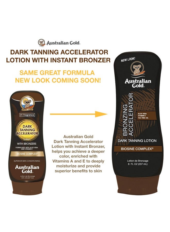 Dark Tanning Accelerator Lotion With Bronzer 8 Ounce New Package Same Formula B003Gx5Ssc