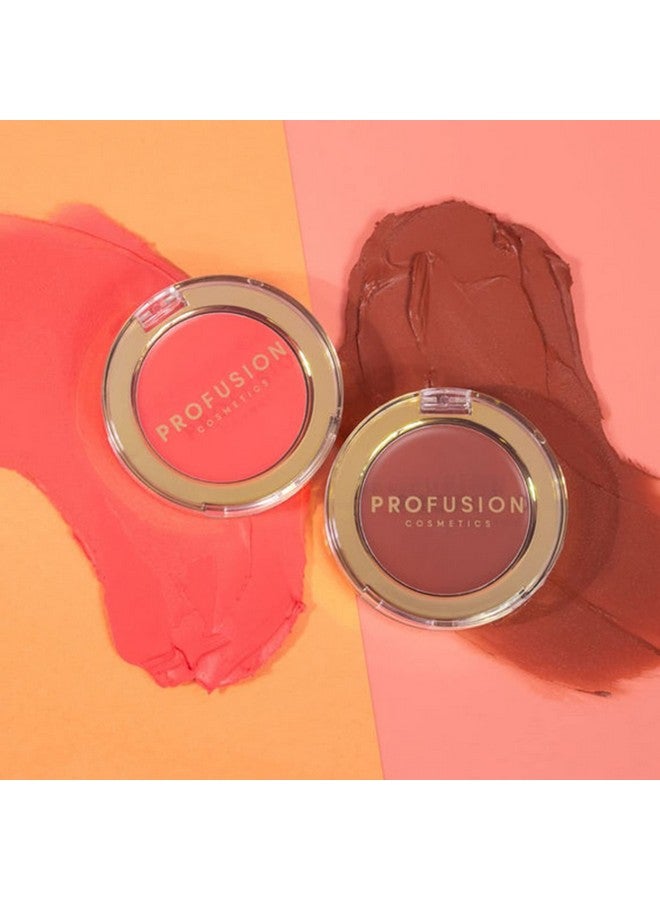 Cream Blushlightweight Easy Blend Creamy Texture Soft Natural Satin Finish Creating A Natural And Charming Makeup (Rose)