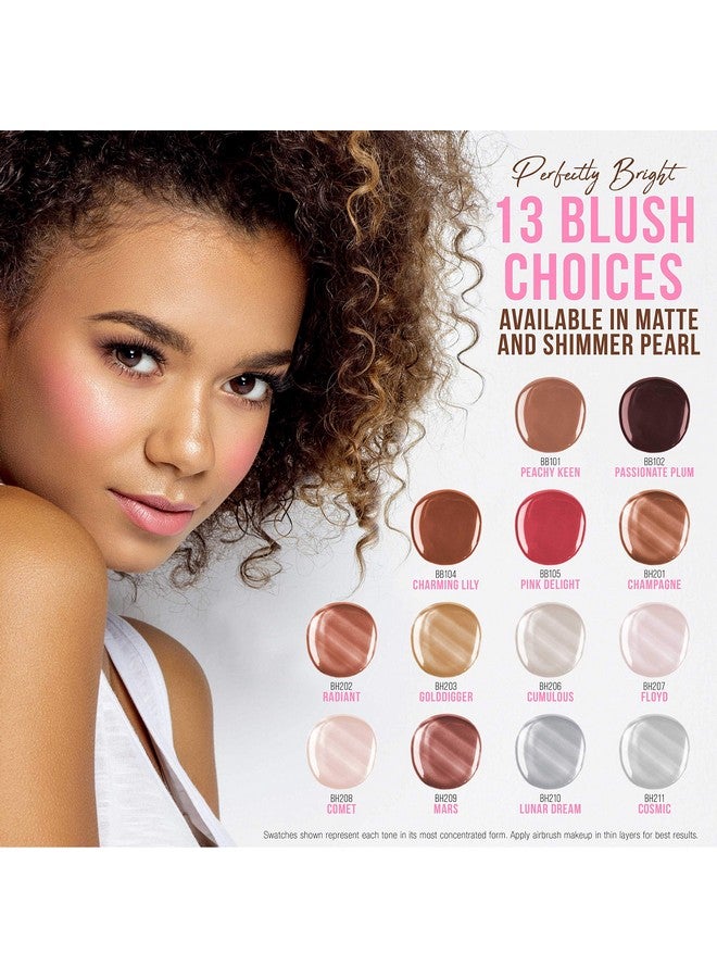 Half Ounce Bottle Of Pink Delight Blush Belloccio'S Professional Flawless Airbrush Makeup Blush