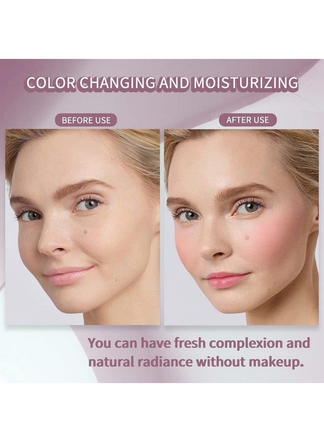Moisturizing Blush Rouge Color Changing Blusher For Cheeks And Lips Balm Multi Use Cream Liquid Waterproof Gel For Cheeks & Lips Gloss Glossy Shiny Finish Makeup