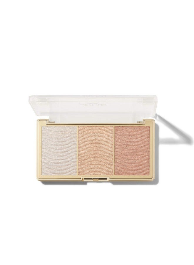 Stellar Lights Highlighter Palette Rose Glow (0.42 Ounce) 3 Vegan Cruelty Free Face Powders That Contour & Highlight For A Glowing Look