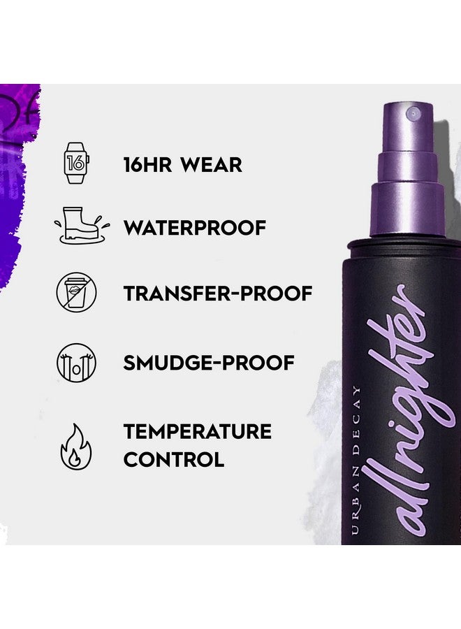 All Nighter Long Lasting Makeup Setting Spray Travel Size Award Winning Makeup Finishing Spray Lasts Up To 16 Hours Oil Free Non Drying Formula For All Skin Types 1.0 Fl Oz