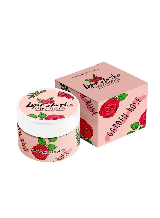 Lyonlash Pro Gentle Cream Remover 15G 0.51Fl. Oz ; Removes Eyelash Extension Glue Effectively; Low Irritation For Sensitive Skin ; Essential Lash Extensions Supplies (Garden Rose)