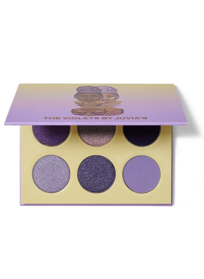 The Violets Eyeshadow Palette Professional & Pigmented Eye Makeup Flawless Finish Soft & Natural Or Complete Glam Shades Of 6