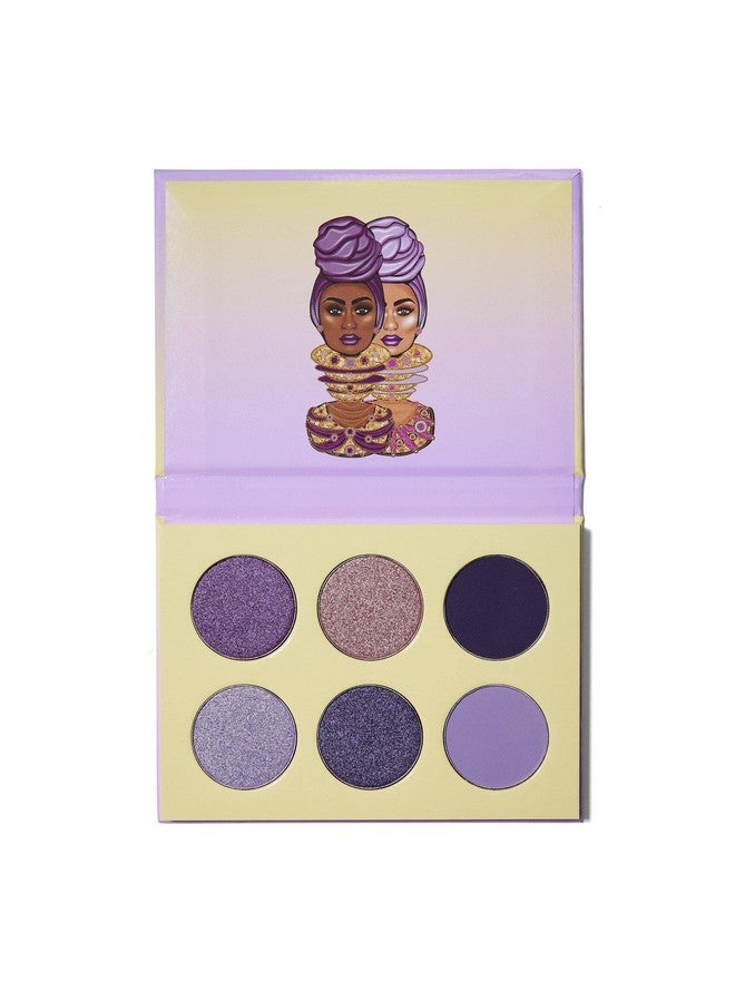 The Violets Eyeshadow Palette Professional & Pigmented Eye Makeup Flawless Finish Soft & Natural Or Complete Glam Shades Of 6