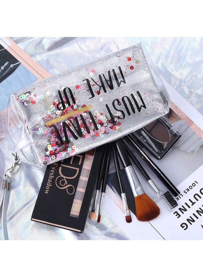 All In One Makeup Kit12 Colors Nude Shimmer Eyeshadow Palette Waterproof Black Eyeliner Pencil Duo Pressed Eyebrow Powder Kit 5 Brushes With Quicksand Cosmetic Bag Gift Set