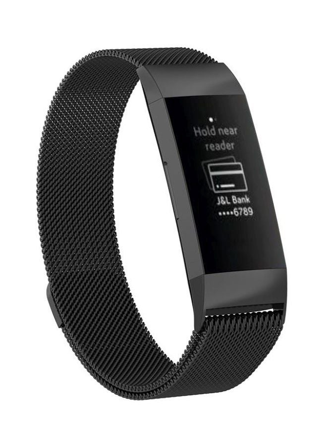 Replacement Band For Fitbit Charge 3/4 Black