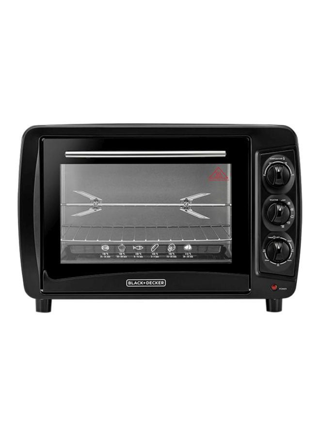 Electric Oven Multifunction With Double Glass For Toasting/Baking/Broiling 35.0 L 1500.0 W TRO35RDG-B5 Black