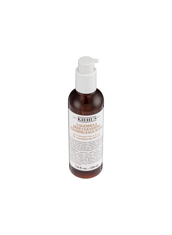 Kiehls Calendula Deep Cleansing Foaming Face Wash Cleanser 7.8 Ounce 230Ml