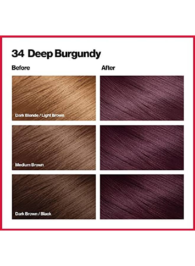 Colorsilk Hair Color 34 Deep Burgundy 1 Each (Pack Of 6)