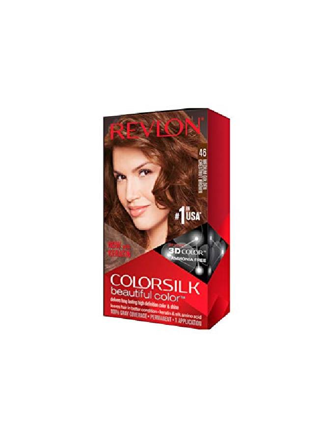 Colorsilk Beautiful Color Medium Golden Chestnut Brown [46] 1 Ea(Pack Of 4)