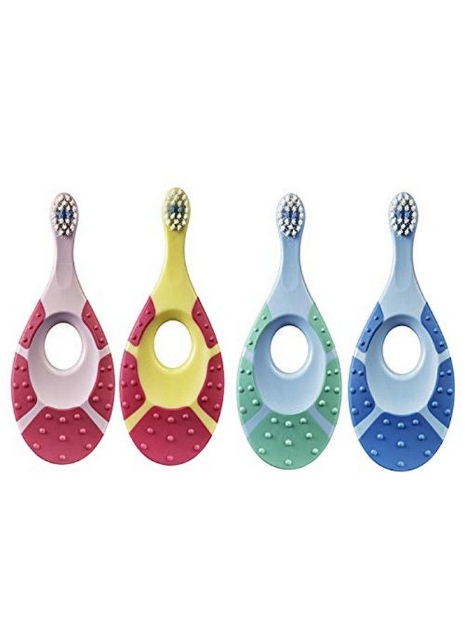 Step 1 Baby Toothbrush 0 2 Years Extra Soft Bristles Bpa Free Gentle To Babies. Made In Malaysia (Random Color) (Pack Of 2)