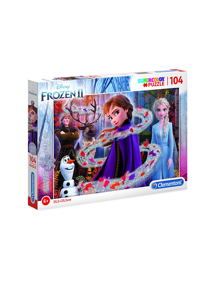 Puzzle Glitter Frozen 2 104 Pieces