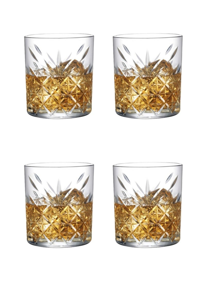 4-Piece Timeless Tumbler Set 345 ml Clear