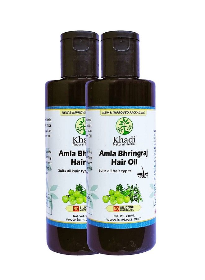 Amla Bhringraj Hair Oil For Intense Hair Treatment (210Ml) Pack Of 2