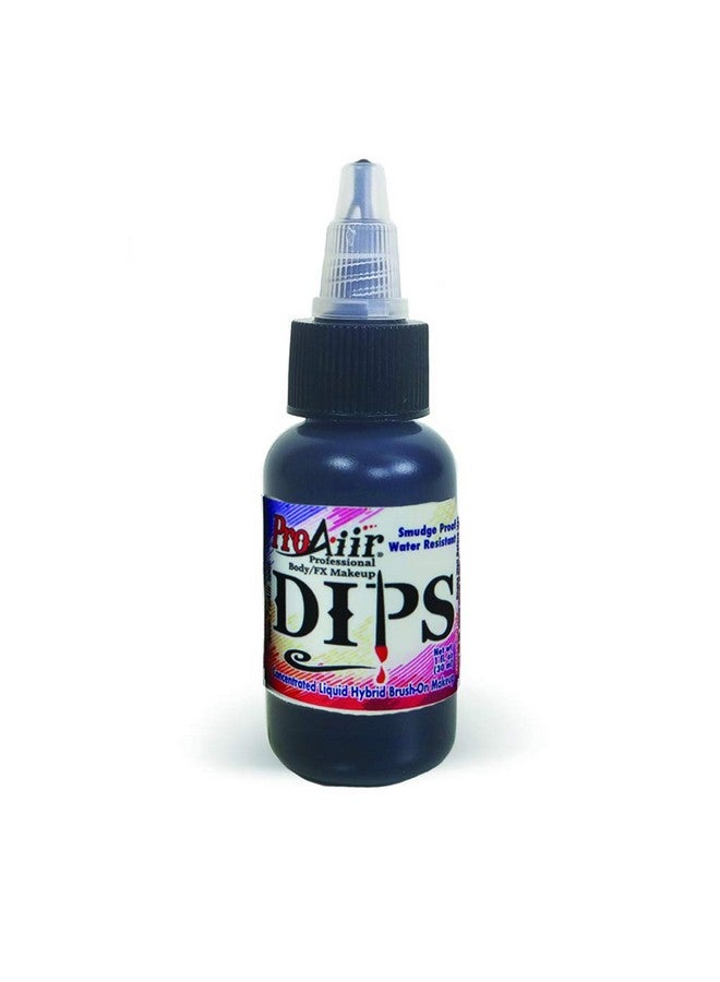 Face Painting Makeup Proaiir Water Resistant Brush On Dips 1 Oz (30Ml) Black