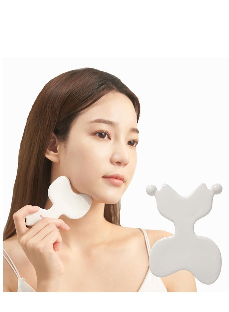 Gua Sha Massage Tool, Body Massage Tool, Ceramic Gua Sha, for Promotes Blood Flow Prevents Wrinkles Removes Toxins, Facial Massager