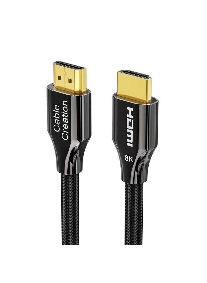8K Hdmi Cable 3.2 Feet Hdcp Hdmi Cable 8K 60Hz Ultra High Speed 48Gbps Earc Hdmi Cable Compatible With Ps5 Ps4 Xbox Series X Xbox One Laptop Ns Roku Tv Laptop Projector Black