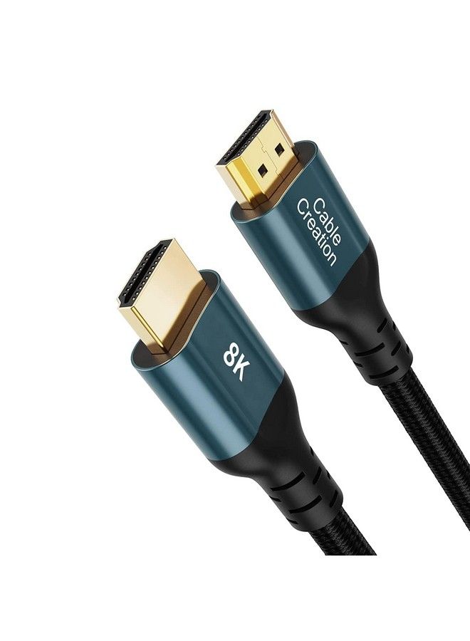 8K Hdmi Cable 6.6 Feet 48Gbps Hdmi 8K@60Hz Cable Earc Hdr Hdcp 2.2 2.3 Compatible With Ps5 Ps4 Xbox Series X Macbook Pro 2021 Rtx 3080 Roku Tv (Blue)