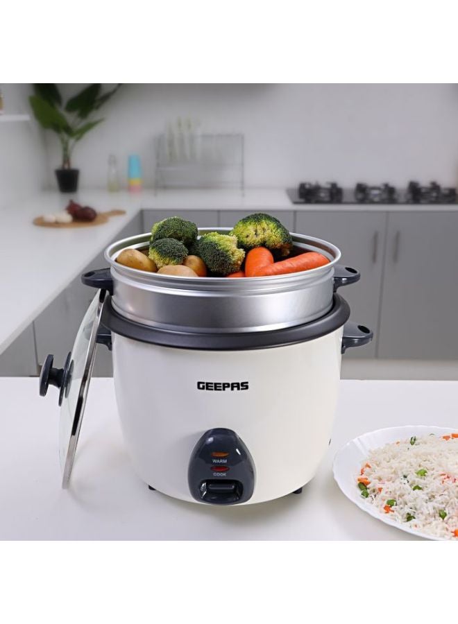 Automatic Rice Cooker 900W 2.2 L 900.0 W GRC4326 White/Black/Clear