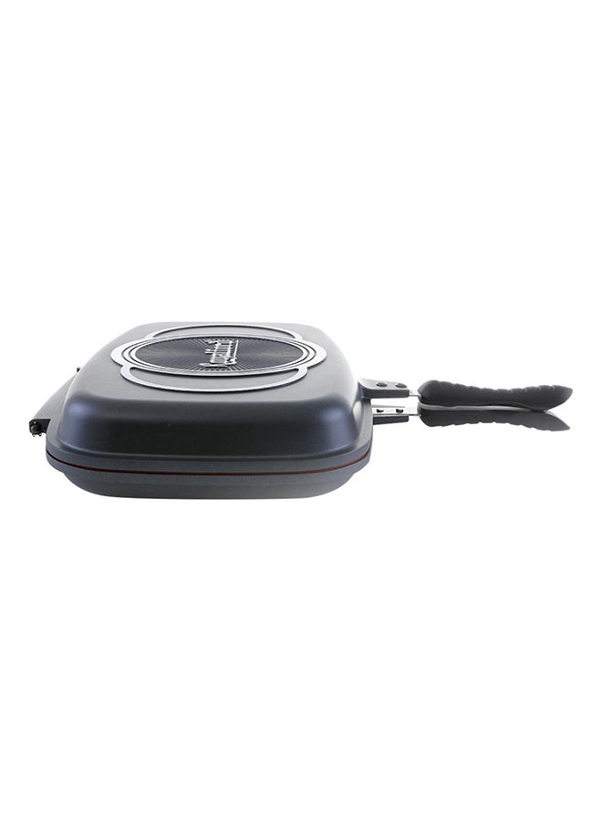 Double Grill Pan Black/Silver 32cm