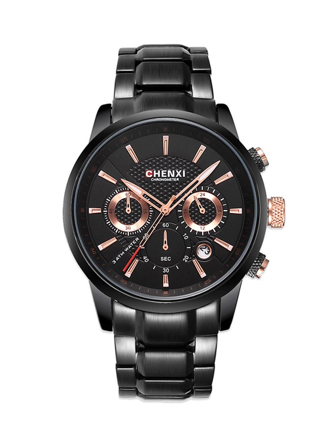 men Water Resistant Analog Watch CX-906A-GD