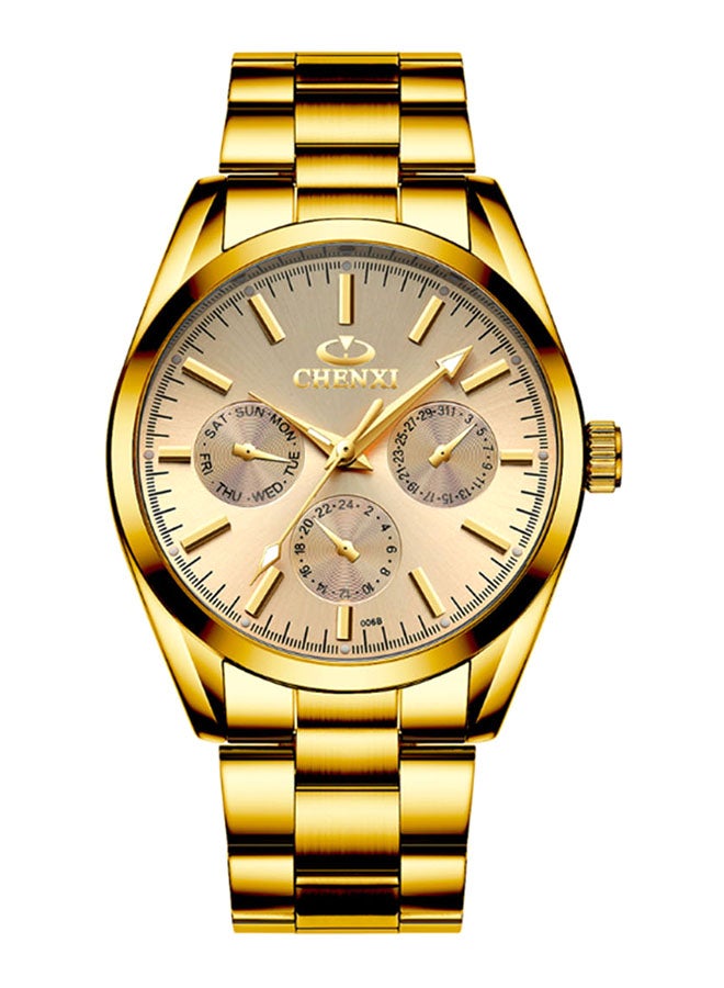 men Waterproof Stainless Steel Analog Watch CX-006B