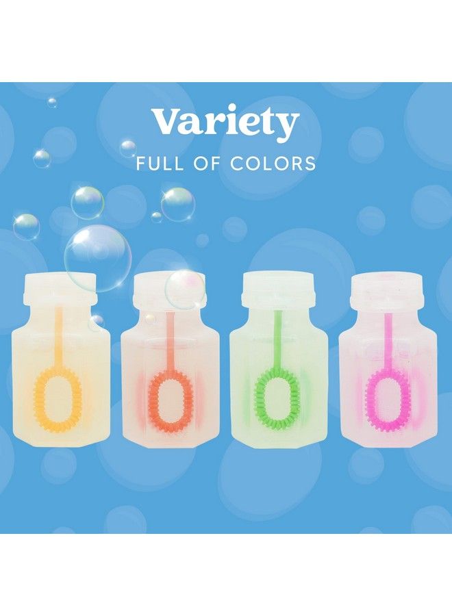 24 Pcs Mini Bubble Wands Assortment Party Favors Toys For Kids Child Summer Gifts Bubbles Fun Toys Wedding Bath Time Summer Outdoor Gifts For Girls Boys