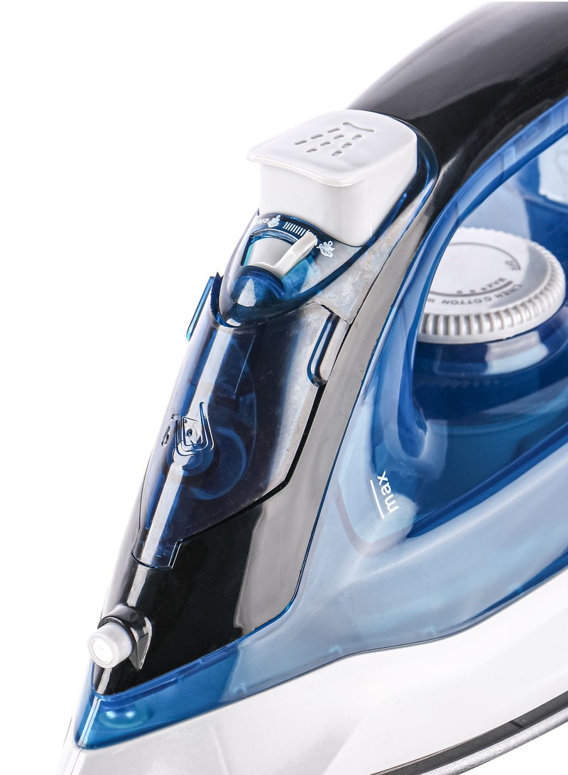 Namson Steam Iron - 1600W Power, Adjustable Temperature Control, Teflon Soleplate | Dry/Steam/Spray Functions | Vertical Steam | Self-cleaning Function | 1.5m Long Cable | Water Cup Included
