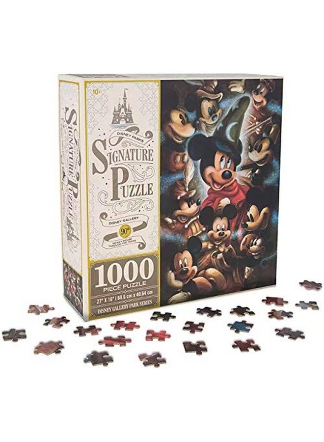 Parks Mickey Mouse Through The Years 90Th Anniversary 1000 Piece Signature Puzzle