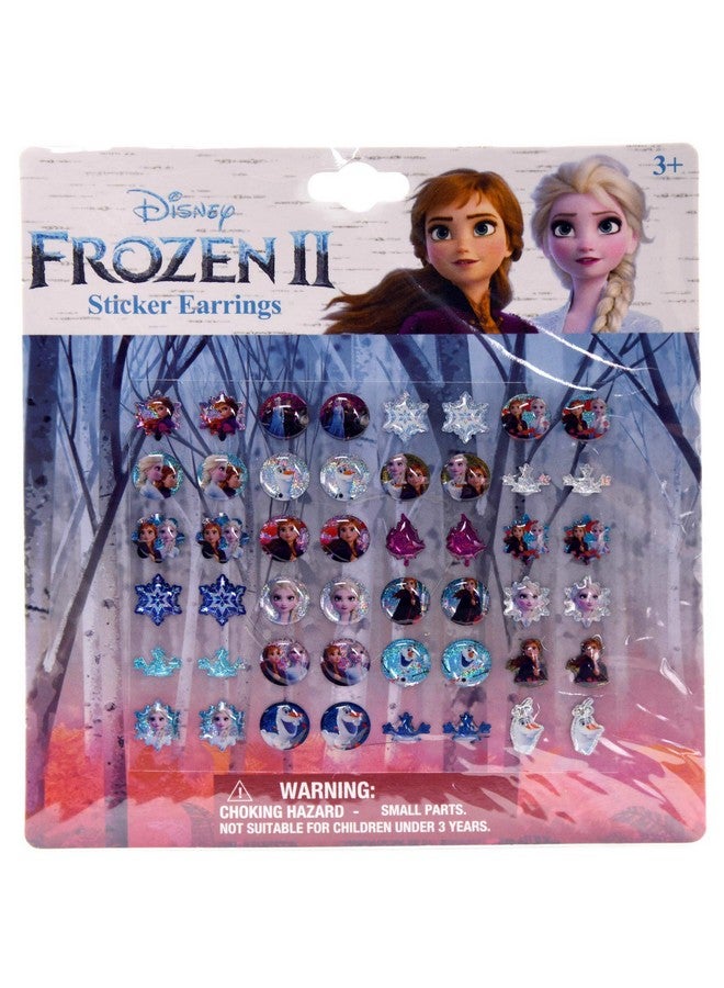 Frozen Girls 24 Pair Sticker Earrings (Pack Of 3)