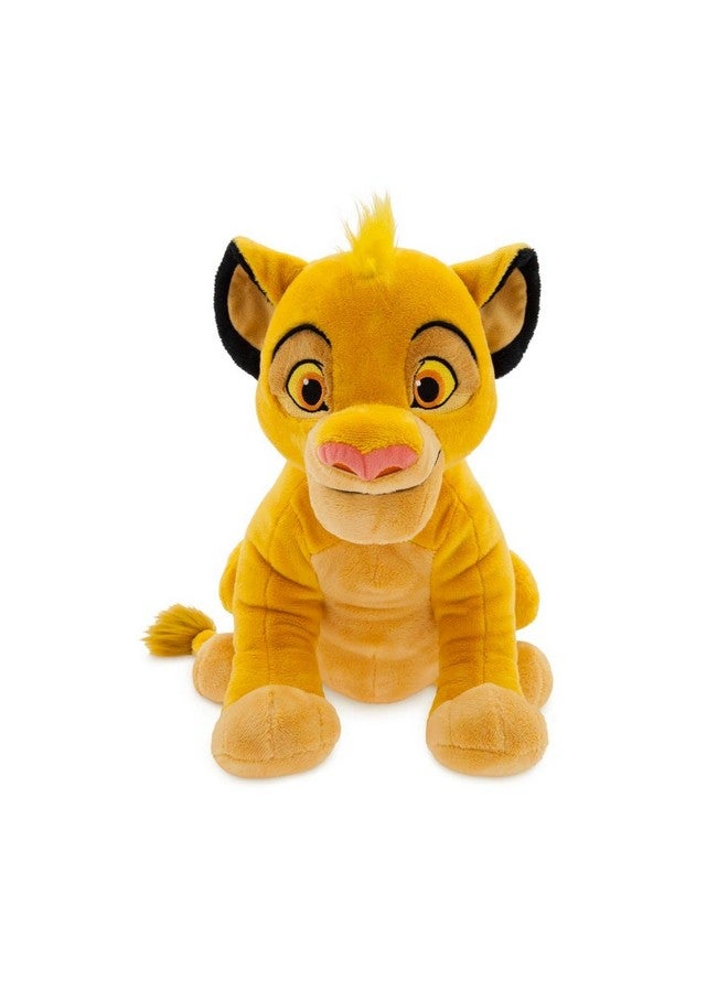 Store Official Simba Plush, The Lion King, Medium 13 Inches, Iconic Cuddly Toy Character With Embroidered Eyes And Soft Plush Features, Suitable For All Ages 0+