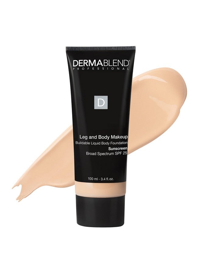 Leg And Body Makeup Foundation With Spf 25, 10N Fair Ivory, 3.4 Fl. Oz.