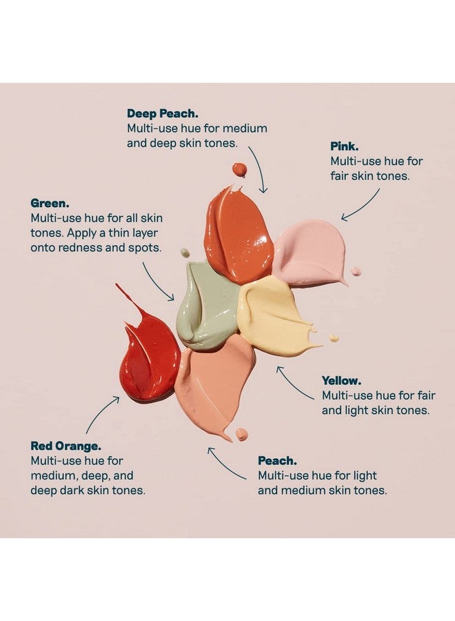 Beauty Natural High Fidelity Balancing Color Corrector ; Crueltyfree, Inclusive Clean Beauty (Green, 0.25 Oz ; 7.4 Ml)