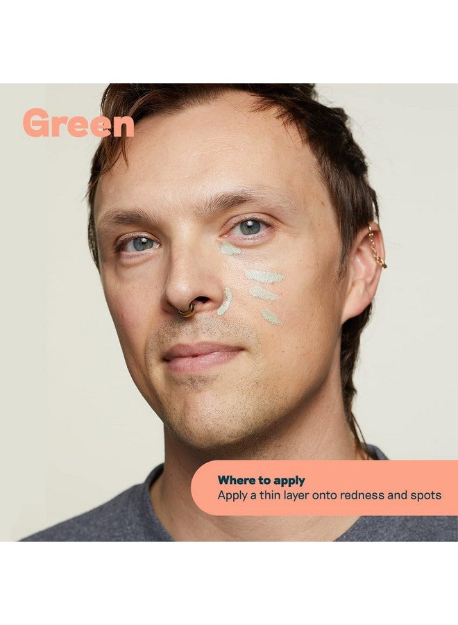 Beauty Natural High Fidelity Balancing Color Corrector ; Crueltyfree, Inclusive Clean Beauty (Green, 0.25 Oz ; 7.4 Ml)