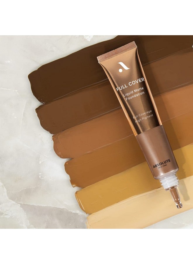 Full Cover Liquid Matte Foundation (Warm Walnut)